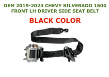 2019 20 21 22 23 2024 Chevy Silverado 1500 front left side seat belt BLACK picture