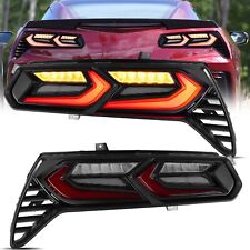Clear Led 1Pair Tail Lights For 2014-2019 Chevrolet corvette C7 Rear W/Animation picture
