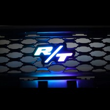 R/T LED EMBLEM BADGE: (MultiColor/RGB Flux ) picture