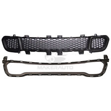 For Jeep Cherokee 2014-2018 Front Lower Bumper Cover Grille + Molding Trim Black picture