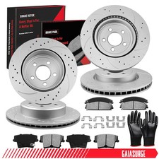 AWD Front Rear Brake Rotors Ceramic Pads for Dodge Charger Challenger Magnum picture