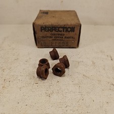 VINTAGE NOS LOT OF 5 PERFECTION FLANGED NUTS 1930s-1950s CHEVY GMC WILLYS/JEEP picture