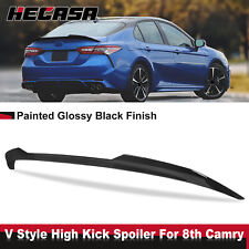 HECASA Rear Trunk Spoiler Wing For Toyota 18-24 Camry SE XSE LE XLE JDM V Style picture