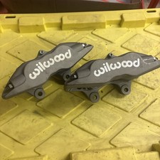 2x Wilwood 120-11128 Forged Superlite Internal Caliper 1.38 pist .81 rotor Anod picture