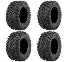 Quadboss QBT454 Tires 26x9x12 Front and 26x11x12 Rear - 6 Ply Utility UTV Tires picture