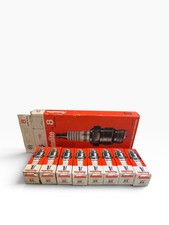 NOS 8 Pack Autolite Double Copper Core 65 Spark Plugs Made In USA picture