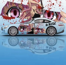 Itasha Custom Car Decals; Anime Inspired Car Decals; Itasha Side Decal,Both Side picture