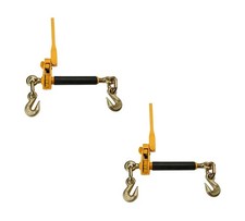 (2 Pack) 1/2 x 5/8 Peerless QuikBinder Plus Ratchet Binder 18100 Lb WLL Chain... picture