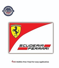 SCUDERIA FERRARI ITALY RACE RETRO LOGO VINYL DECAL STICKER CAR 4MIL BUBBLE FREE picture