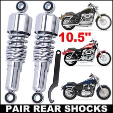 PAIR 267mm Shocks Absorber For Harley Sportster XL 883 1200 48 72 Lowering Black picture