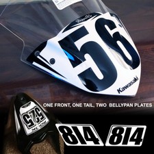  trackday or race numberplate set fits 2013 - 2017 kawasaki ninja 300 picture