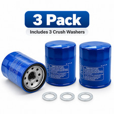 3 Pack Genuine Honda Oil Filter 15400-PLM-A02 Washers Accord CR-V Civic Fit picture