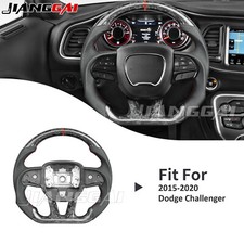 Forged Carbon Fiber Steering Wheel For Dodge Charger Challenger Hellcat SRT picture