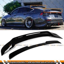 R STYLE HIGHKICK DUCKBILL TRUNK + JDM STYLE ROOF SPOILER FOR 23-26 HONDA ACCORD picture