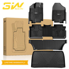 3W Car Mats for 2018-2024 Honda Odyssey TPE All Weather Floor Liner & Cargo Mat picture
