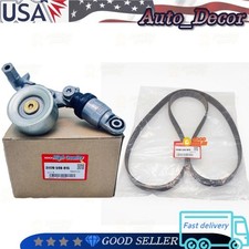 OEM Serpentine Drive Belt Tensioner + Belt For 17-26 CR-V 1.5L /16-24Civic 1.5L picture