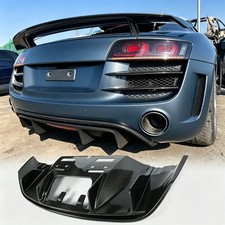 For Audi R8 GT V8 V10 2008-15 REAL CARBON Rear Bumper Lip Diffuser Spolier BODY picture