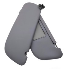 Fits 1994-2001 Dodge Ram 1500, 2500 PVC Leather Sunvisors Cover Skin Gray picture