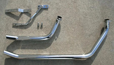 HARLEY UPSWEEP EXHAUST SHOVELHEAD ELECTRA GLIDE FL FLH FX SUPER GLIDE FXE 70-84 picture