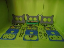 FOR BARRY GRANT DEMON SIX SHOOTER REBUILD KITS FOR ALL 3 CARBS BLUE  GASKET picture