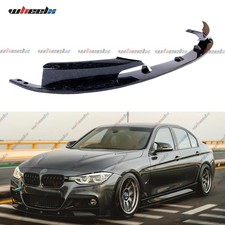 Front Bumper Spoiler Lip for BMW 3 Series F30 328i 335i M Sport Carbon 2012-2018 picture