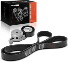 Engine Serpentine Belt Drive Kit with Tensioner Compatible with Toyota Camry 201 picture