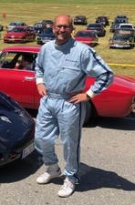 Dunlop Classic Race Suit 1950s Style Cotton Vintage Race Suit  picture