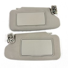 2008-2013 Nissan Altima COUPE Sun Visors 2-Door Pair OEM Gray Lighted Mirrors picture