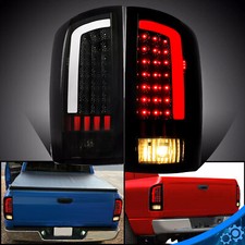 For 2002-2006 Dodge Ram 1500 2003-2006 2500 3500 LED Tail Lights Lamps Smoke picture