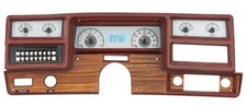 Dakota Digital 73-77 Chevy Malibu El Camino Analog Gauge System VHX-73C-MAL-S-W picture