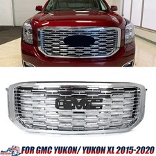 For GMC Yukon/ Yukon XL 2015-2020 Front Bumper Grille Grill Chrome Denali Style picture