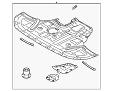 Genuine Hyundai Under Cover 29110-L0200 picture