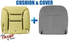 1995-1999 Silverado C/K 1500 2500 LS-Driver Bottom Cloth Seat Cover/Cushion Gray picture