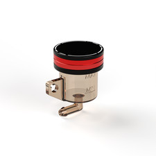Brembo brake fluid reservoir cap clutch / rear brake bicolor red for Ducati picture