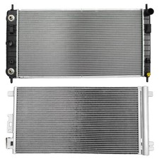Radiator & AC Condenser Cooling Kit For 2008-2012 Chevrolet Malibu 2.4L picture
