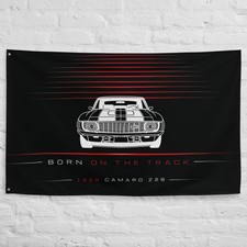 Camaro 1969 Z28 1969 Car Silhouette Flag 3x5 ft Garage Banner Wall Decor picture