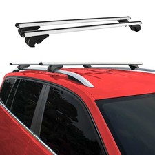 JAGUAR X-TYPE SPORTSWAGON 2002-2008 Roof Racks Boldbar V1 Gray 2Pcs picture