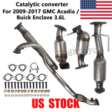 All 3 Catalytic Converters & Flex Pipe For Chevy Traverse GMC Acadia 3.6L 09-17 picture