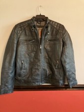 VL550B Vance Leather Men's XL Cafe Racer Gatsby Black Waxed Lambskin Motorcycle picture