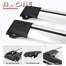 For 07-16 GMC Acadia Cross Bars Rooftop Rail Rack Mount Flat Style Cargo Carrier picture