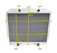 ER Champion 3 Row Radiator Flathead Configuration for 1949 - 1951 Mercury Car picture