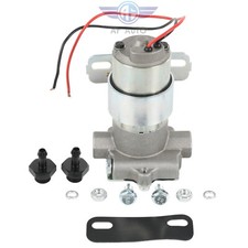 Electric Fuel Pump 97 GPH 7 PSI Universal Red For Holley Demon Carburetor Chrome picture