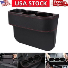 Car Cup Holder Auto Drink Holder Gap Filler Storage Box Truck Car Seat Organizer picture