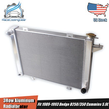 For 1989-1993 Dodge Ram W/D 250 350 Truck Pickup 5.9L Diesel Aluminum Radiator picture