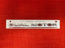 OEM NEW TESLA MODEL Y 2020~2025 DUAL MOTOR PERFORMANCE BADGE 1484849-00-B picture