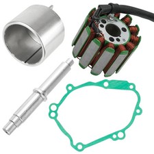 Caltric Charging Coil Stator & Flywheel with Gasket for Yamaha YZF R1 2004-2008 picture