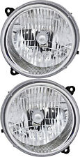 For 2003-2004 Jeep Liberty Headlight Halogen Set Driver and Passenger Side picture