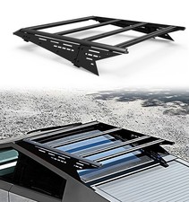 Aluminum Half-Frame Bed Rack Roof Cargo Crossbars For Tesla Cybertruck 2024-2026 picture