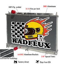 Full Aluminum Radiator Fit to Mitsubishi Lancer Evo 4 5 6 IV/V/VI MT 1997-00 New picture