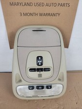 2004-2009 Jaguar XJ8 XJR Vanden Plas TAN Front Center Console Overhead Console A picture